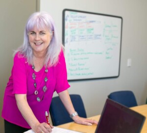 Angela Bensemann at work